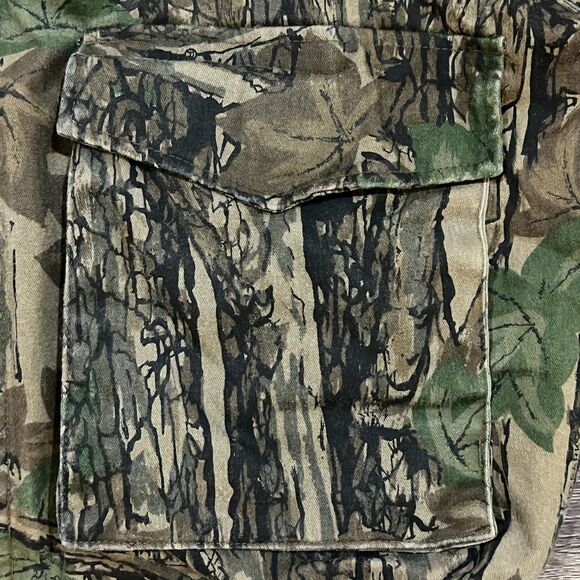 Vintage 80s Trophy Club Camo Bomber Hunting Jacket Realtree Style - Men’s Large - Picture 2 of 10